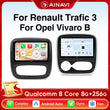 Autoradio CarPlay Renault Trafic 3 et Opel Vivaro B (2014-2018) – Écran 9 pouces, sans fil