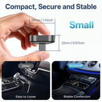 Adaptateur CarPlay Sans Fil USB-C 2 en 1 – CarPlay et Android Auto, 29 mm, Wi-Fi 5 GHz, vue 2