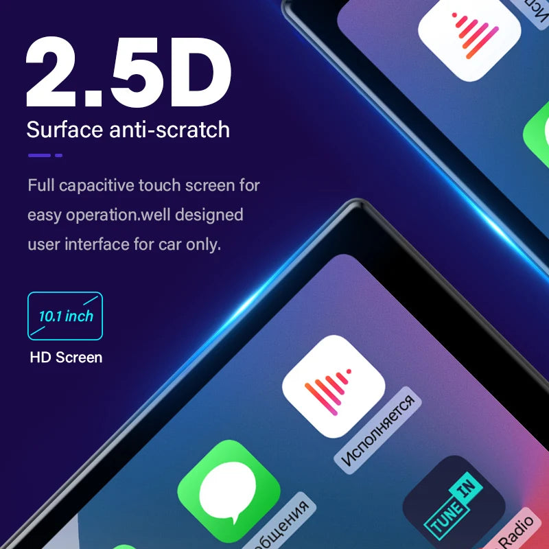 Écran CarPlay Portable 10,1 Pouces – Sans Fil, Dashcam 4K en Option, vue 2