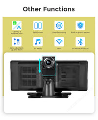 Écran CarPlay Portable Universel – 6,86 ou 10,26 Pouces, Sans Fil, FM et AUX, vue 34