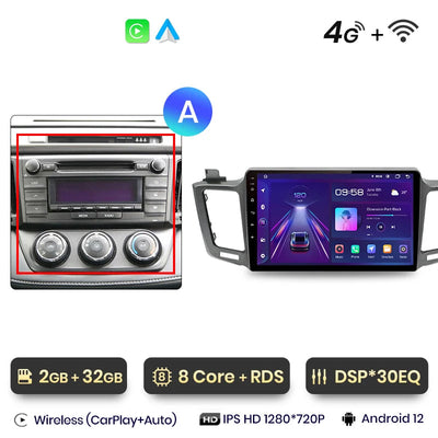 CARPLAY TOYOTA RAV 4 (2012-2018) A4