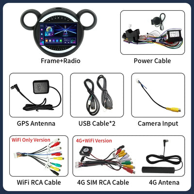 Autoradio Android CarPlay pour MINI Cooper R56 R60 (2006-2015)