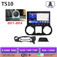 Autoradio CarPlay Jeep Wrangler JK (2011-2018) – Écran 9 pouces sans fil, jusqu'à 12 Go + 256 Go, vue 17