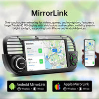 Autoradio CarPlay Fiat 500 (2007-2015) – Écran 7 pouces, sans fil, vue 3