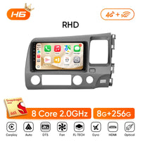 Autoradio CarPlay Honda Civic 8 (2005-2011) – Écran 9 pouces, sans fil, vue 13
