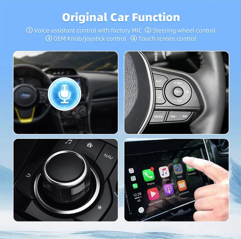 Adaptateur CarPlay Sans Fil USB 2 en 1 – 7 Modèles au Choix, Bluetooth 5.4, Wi-Fi 5,8 GHz, vue 28