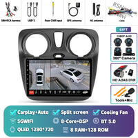 Autoradio CarPlay Renault Lodgy et Dacia Dokker (2012-2021) – Écran 9 pouces, Android 16, vue 19