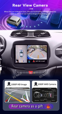 Autoradio CarPlay Jeep Renegade (2016-2020) – Écran 9 pouces, jusqu'à 16 Go + 512 Go, vue 11