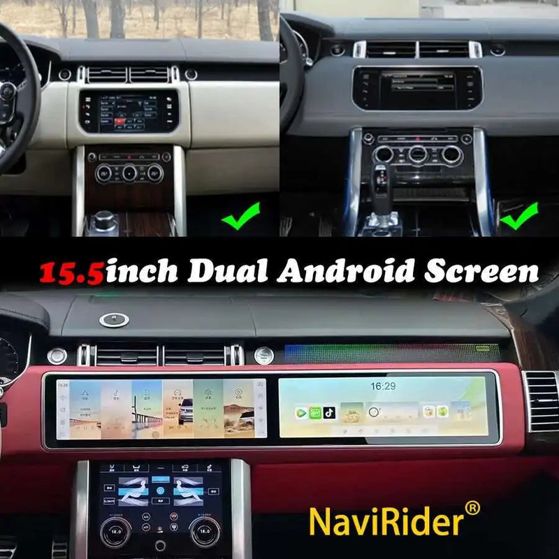 Autoradio CarPlay Land Rover Range Rover Sport L494 (2013-2017) – Double écran Android, vue 9