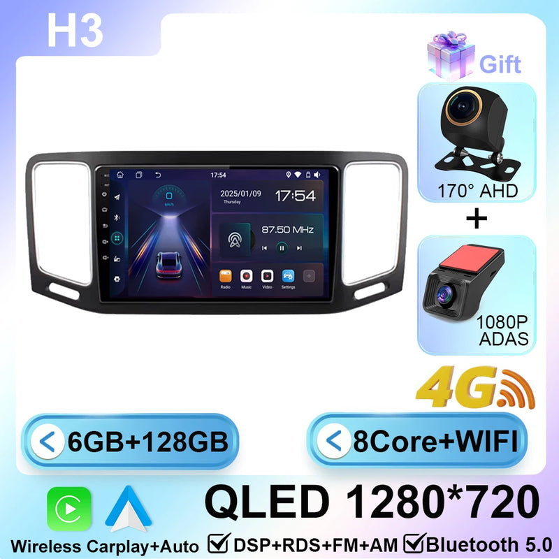 Autoradio CarPlay Volkswagen Sharan et Seat Alhambra 7N (2010-2022) – Écran 9 pouces, Android 16, vue 43
