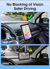 Écran CarPlay Universel Sans Fil 7, 8 ou 9 Pouces – Support Magnétique et Ventouse, vue 12