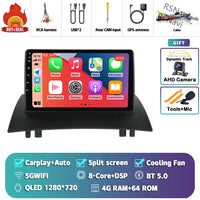 Autoradio CarPlay Renault Mégane 2 (2002-2009) – Écran 9 pouces, jusqu'à 16 Go + 512 Go, vue 31
