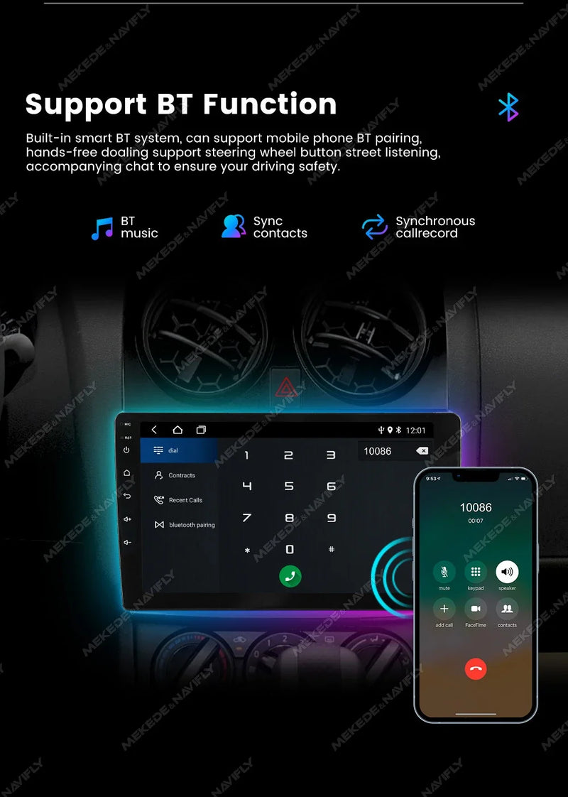 Autoradio CarPlay Suzuki Jimny JB64 et JB74 (2018-2020) – Écran 9 pouces, jusqu'à 2 Go + 32 Go, vue 22