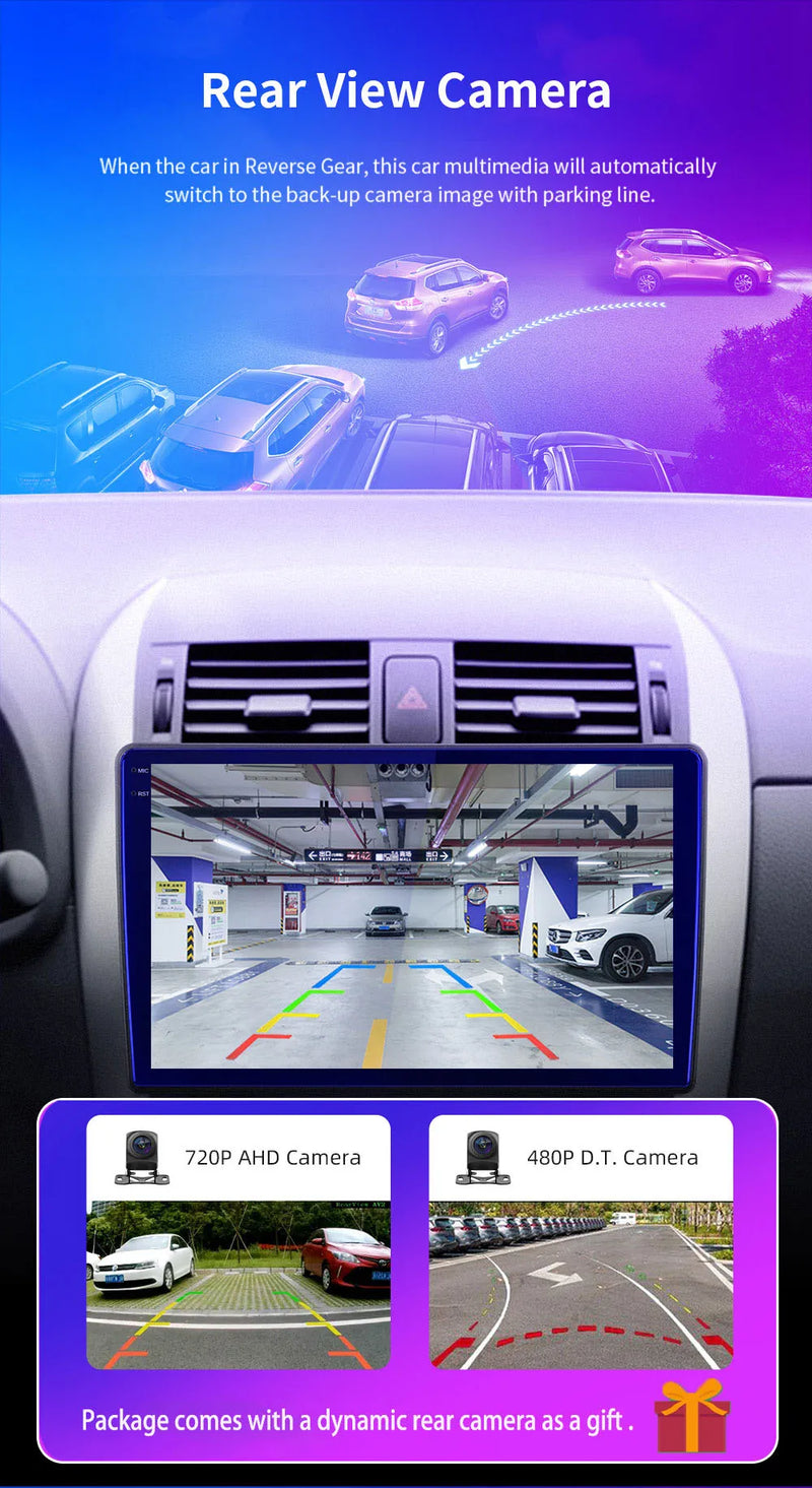 Autoradio CarPlay Suzuki SX4 (2006-2013) – Écran 9 pouces sans fil, jusqu'à 12 Go + 256 Go, vue 11