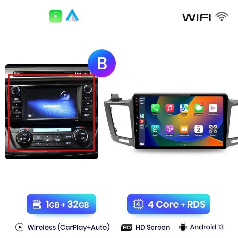 CARPLAY TOYOTA RAV 4 (2012-2018) B1