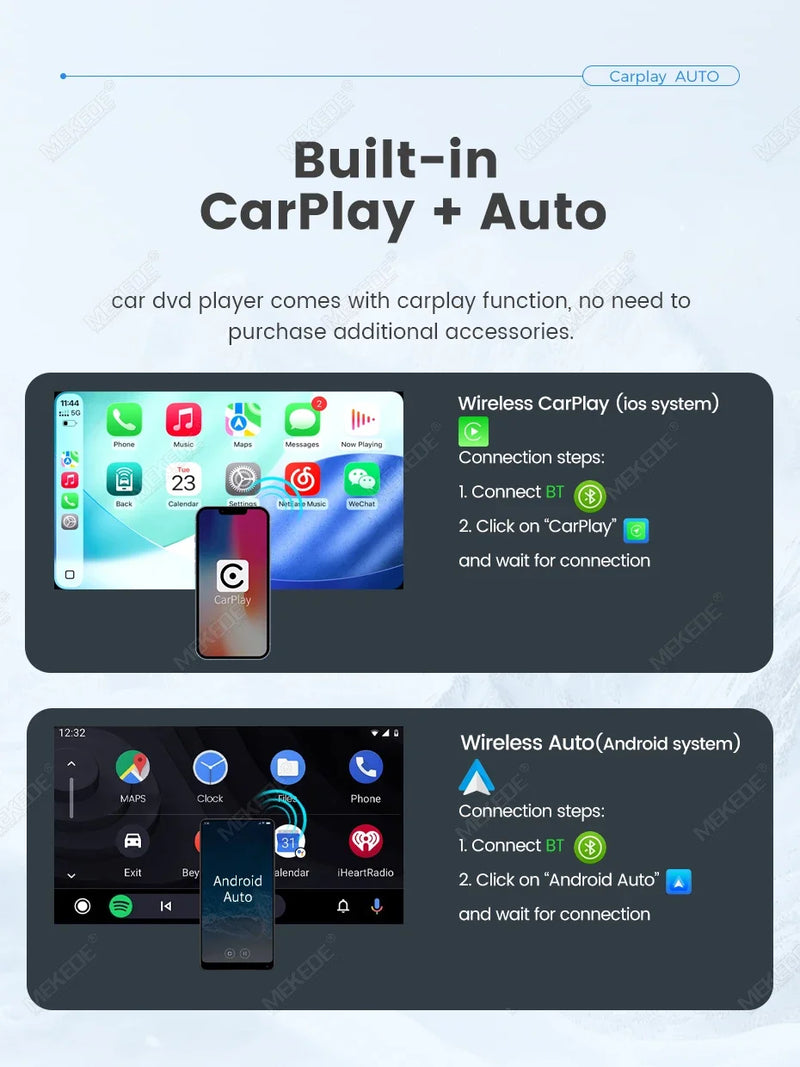 Autoradio CarPlay 2 DIN Universel – Écran 7 Pouces, Android, 2 Go ou 4 Go, vue 17