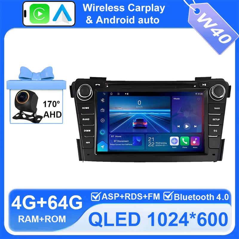 Autoradio CarPlay Hyundai i40 (2011-2019) – Écran QLED 7 pouces sans fil, jusqu'à 8 Go + 256 Go, vue 25