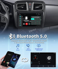 Autoradio CarPlay Dacia Sandero et Logan 2 (2014-2019) – Écran 9 pouces, jusqu'à 12 Go + 256 Go, vue 13