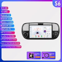 Autoradio CarPlay Fiat 500 (2007-2015) – Écran 7 pouces, 8 cœurs, jusqu'à 8 Go + 128 Go, vue 53