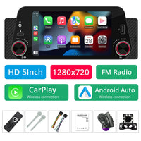 Autoradio CarPlay 1 DIN Universel – Écran 5 Pouces, Sans Fil, Bluetooth, FM, vue 7