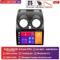 Autoradio CarPlay Nissan Qashqai J10 (2006-2013) – Écran 9 pouces, option écran 2K, jusqu'à 12 Go + 256 Go, vue 40