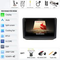 Autoradio CarPlay Skoda Fabia 2 (2007-2014) – Écran QLED, jusqu'à 16 Go + 512 Go, vue 11