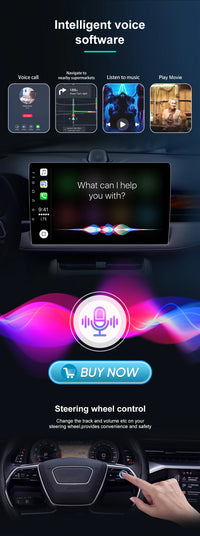 Autoradio CarPlay Citroën C2 et C3 (2001-2010) – Écran QLED 9 pouces, jusqu'à 12 Go + 256 Go, vue 16