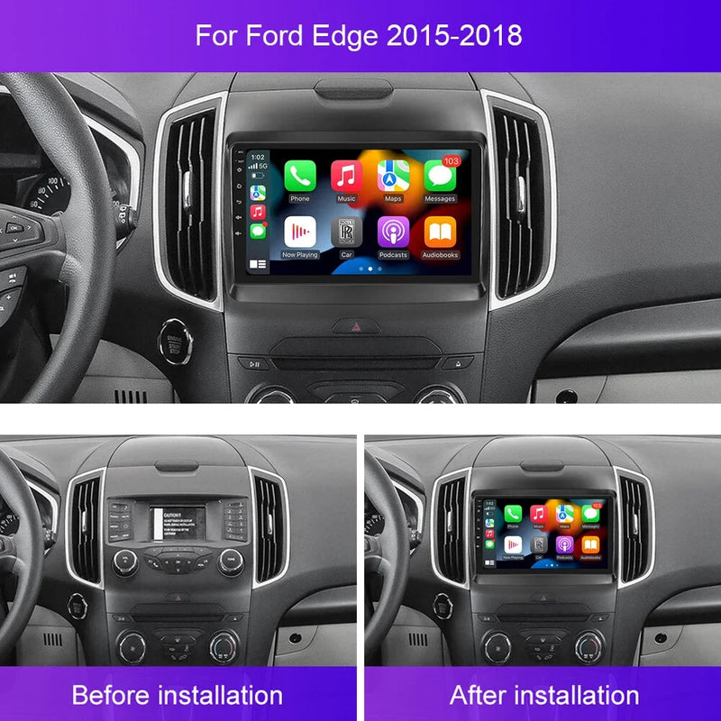 Autoradio CarPlay Ford Ranger, Everest et Edge (2015-2018) – Écran 9 pouces, jusqu'à 16 Go + 512 Go, vue 7