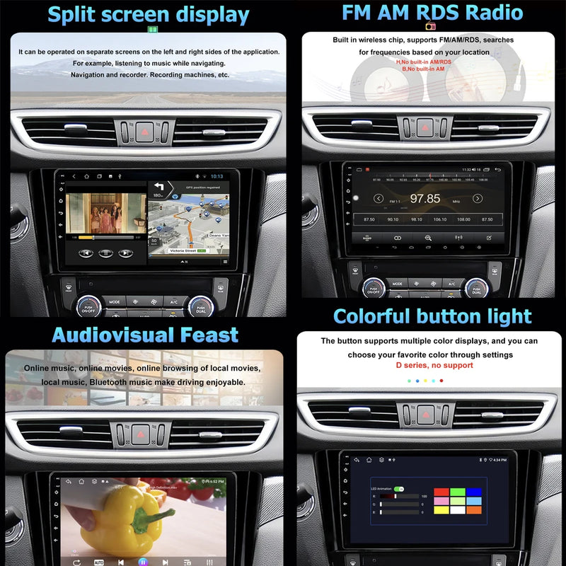 Autoradio CarPlay Citroën C3 et DS3 (2010-2016) – Écran QLED 7 pouces, Android 16, jusqu'à 8 Go + 256 Go, vue 4