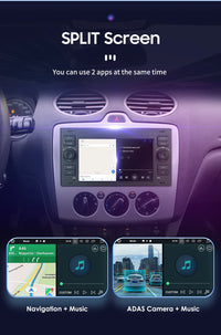 Autoradio CarPlay Ford Focus, Mondeo, S-Max et Kuga (2003-2012) – Écran 7 pouces, 2 DIN, vue 34