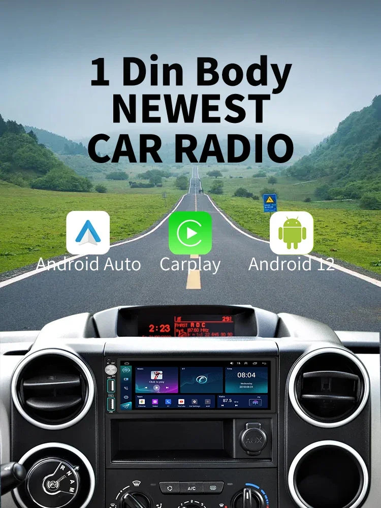 Autoradio CarPlay Renault Twingo 2 (2007-2016) – Écran 6,86 pouces 1 DIN, jusqu'à 4 Go + 64 Go, vue 14