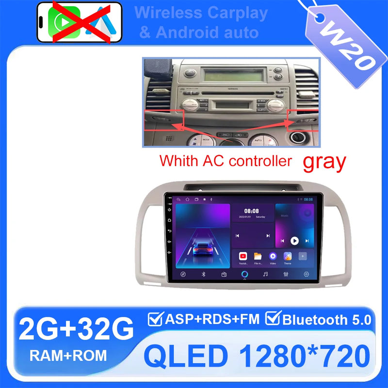 Autoradio CarPlay Nissan Micra K12 (2002-2010) – Écran 9 pouces, jusqu'à 12 Go + 256 Go, vue 23