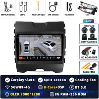 Autoradio CarPlay Ford Ranger, Everest et Edge (2015-2018) – Écran 9 pouces, jusqu'à 16 Go + 512 Go, vue 38