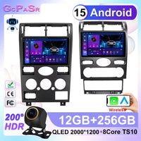 Autoradio CarPlay Ford Mondeo 3 (2000-2007) – Écran 9 pouces sans fil, jusqu'à 12 Go + 256 Go