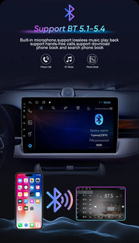 Autoradio CarPlay Subaru Forester SH (2007-2013) et Impreza GH GE (2007-2011) – Écran QLED 9 pouces, vue 27