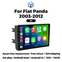 Autoradio CarPlay Fiat Panda (2003-2012) – Écran 9 pouces IPS, Android 14, jusqu'à 2 Go + 32 Go, vue 12