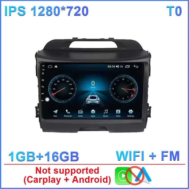 Autoradio CarPlay Kia Sportage 3 SL (2010-2016) – Écran QLED 9 pouces, jusqu'à 12 Go + 256 Go, vue 14