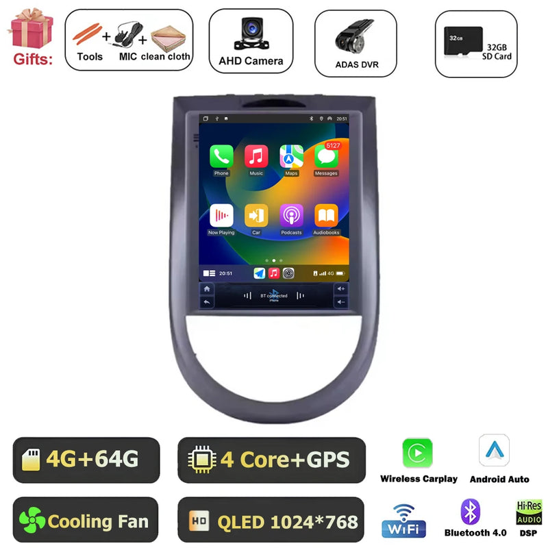 Autoradio CarPlay Kia Soul (2010-2013) – Écran vertical 9,7 pouces, jusqu'à 8 Go + 256 Go, vue 38