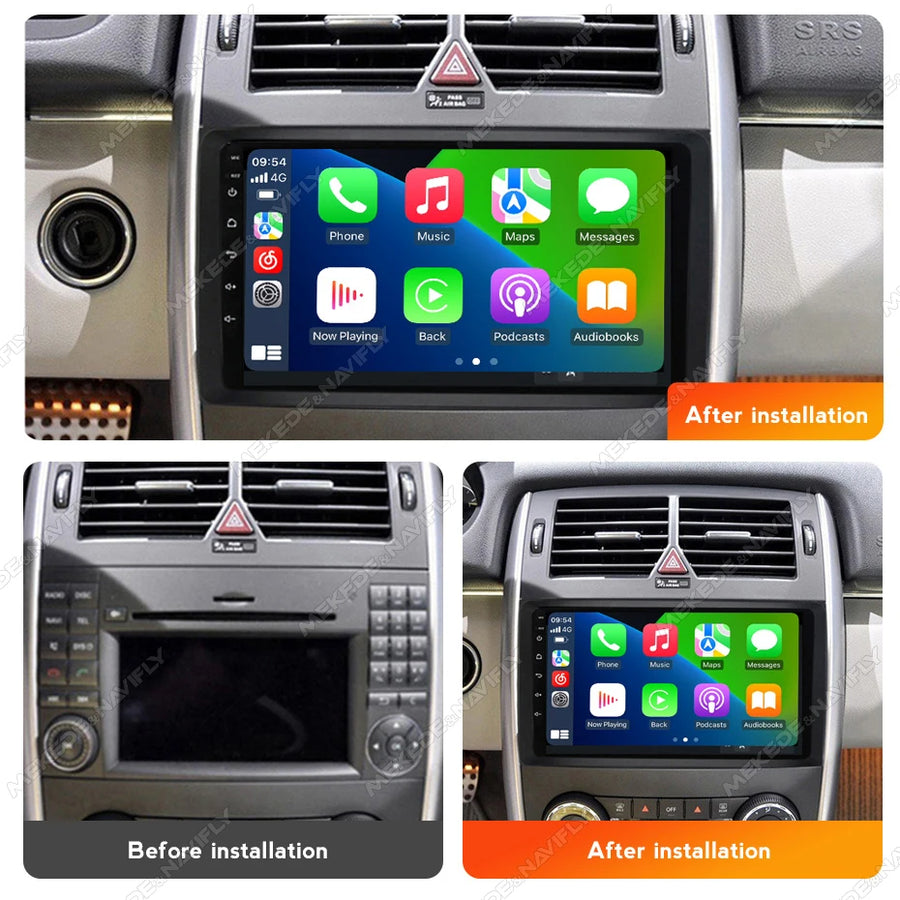 Autoradio CarPlay Mercedes Classe B W245, Vito W639 et Sprinter (2004-2016) – Écran 9 pouces