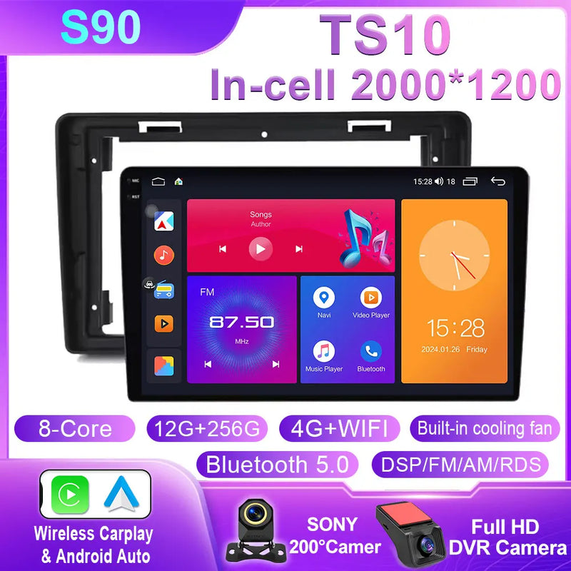 Autoradio CarPlay Citroën C2 et C3 (2001-2010) – Écran QLED 9 pouces, jusqu'à 12 Go + 256 Go, vue 38