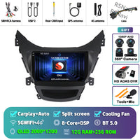 Autoradio CarPlay Hyundai Elantra (2012-2015) – Écran 9 pouces sans fil, jusqu'à 16 Go + 512 Go, vue 47