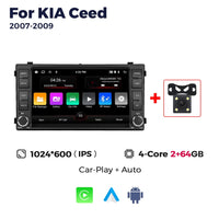 Autoradio CarPlay Kia Ceed (2007-2009) – Écran 7 pouces, sans fil, vue 7