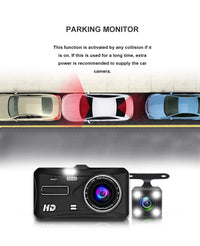 Dashcam Tactile 4 Pouces Avant et Arrière 1080P – Vision Nocturne, Mode Parking, vue 11