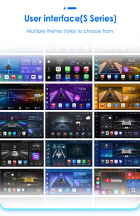 Autoradio CarPlay Renault Scénic 2 (2004-2009) – Écran 9 pouces, climatisation manuelle, vue 3