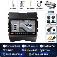 Autoradio CarPlay Ford Ranger, Everest et Edge (2015-2018) – Écran 9 pouces, jusqu'à 16 Go + 512 Go, vue 29