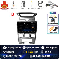 Autoradio CarPlay Kia Carens UN (2006-2012) – Écran 9 pouces, console type B, vue 36