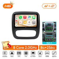 Autoradio CarPlay Renault Trafic 3 et Opel Vivaro B (2014-2018) – Écran 9 pouces, sans fil, vue 22