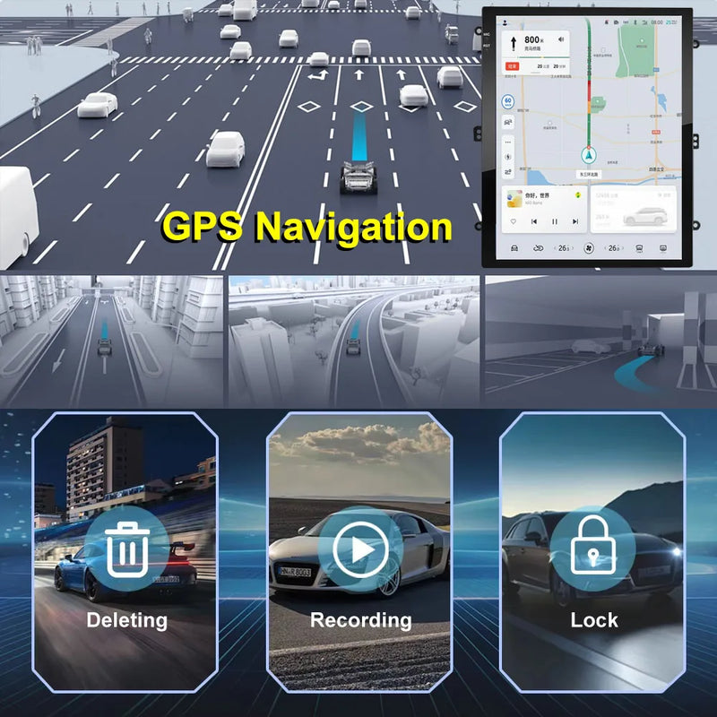 Autoradio CarPlay Hyundai ix35 (2009-2015) – Écran vertical 9,7 pouces, jusqu'à 8 Go + 256 Go, vue 5