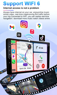 Autoradio CarPlay Ford S-Max (2006-2015) – Écran 9 pouces sans fil, jusqu'à 12 Go + 256 Go, vue 19