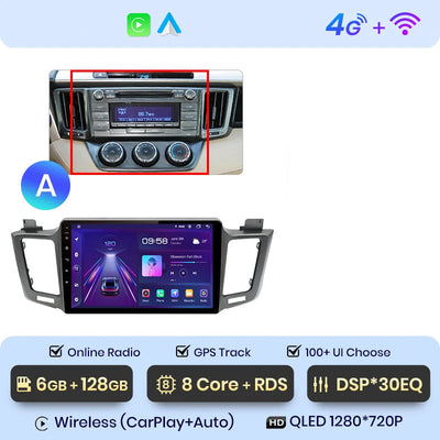 CARPLAY TOYOTA RAV 4 (2012-2018) A6
